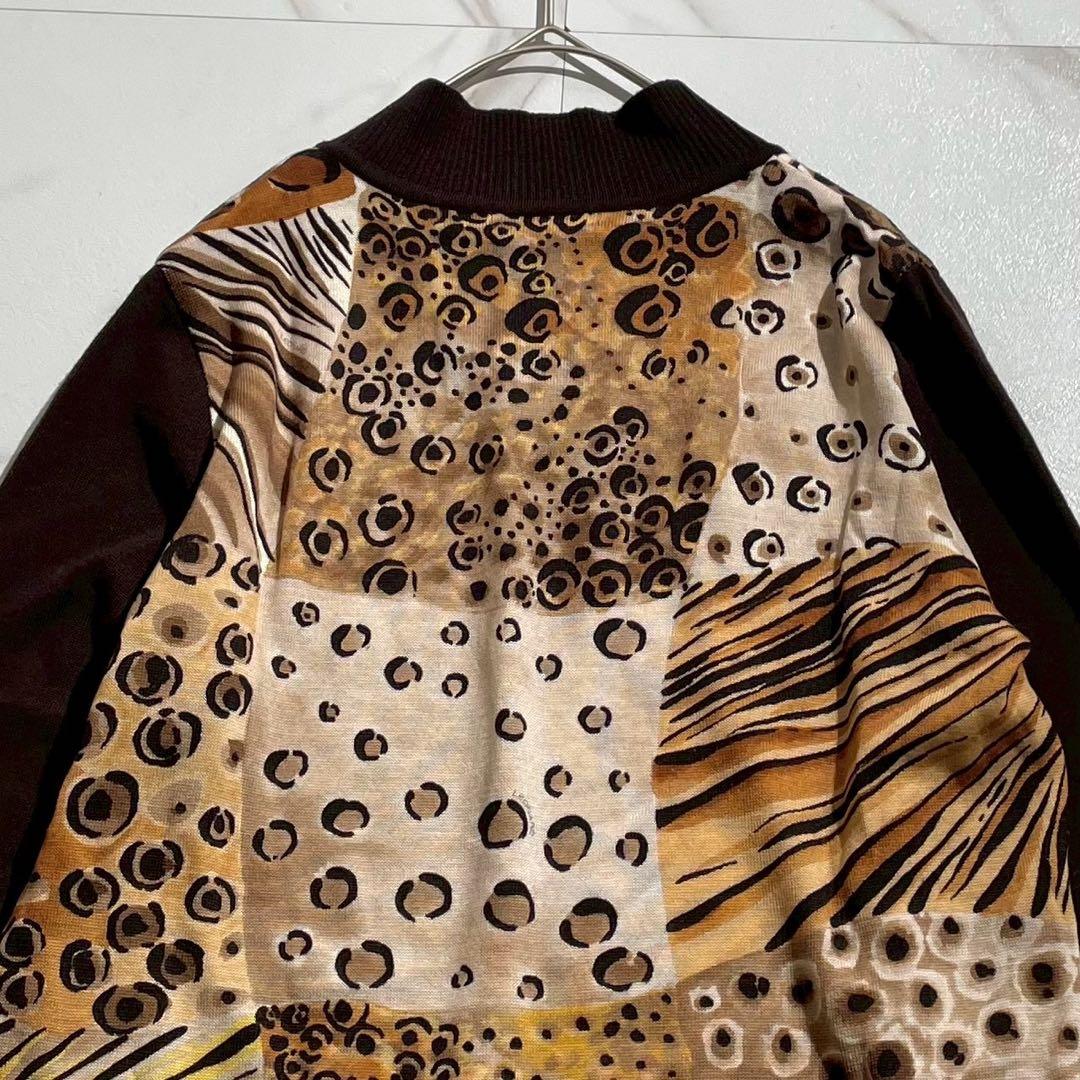 JYPセットLEONARD スポーツウール100豹柄 アニマル チュニック