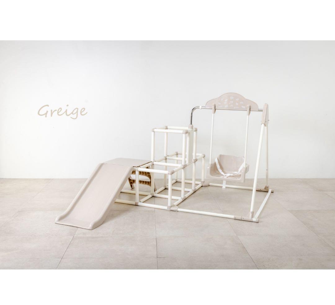 わんぱくスライダージム ブランコ付きDX 鉄棒 ジャングルジム すべり台