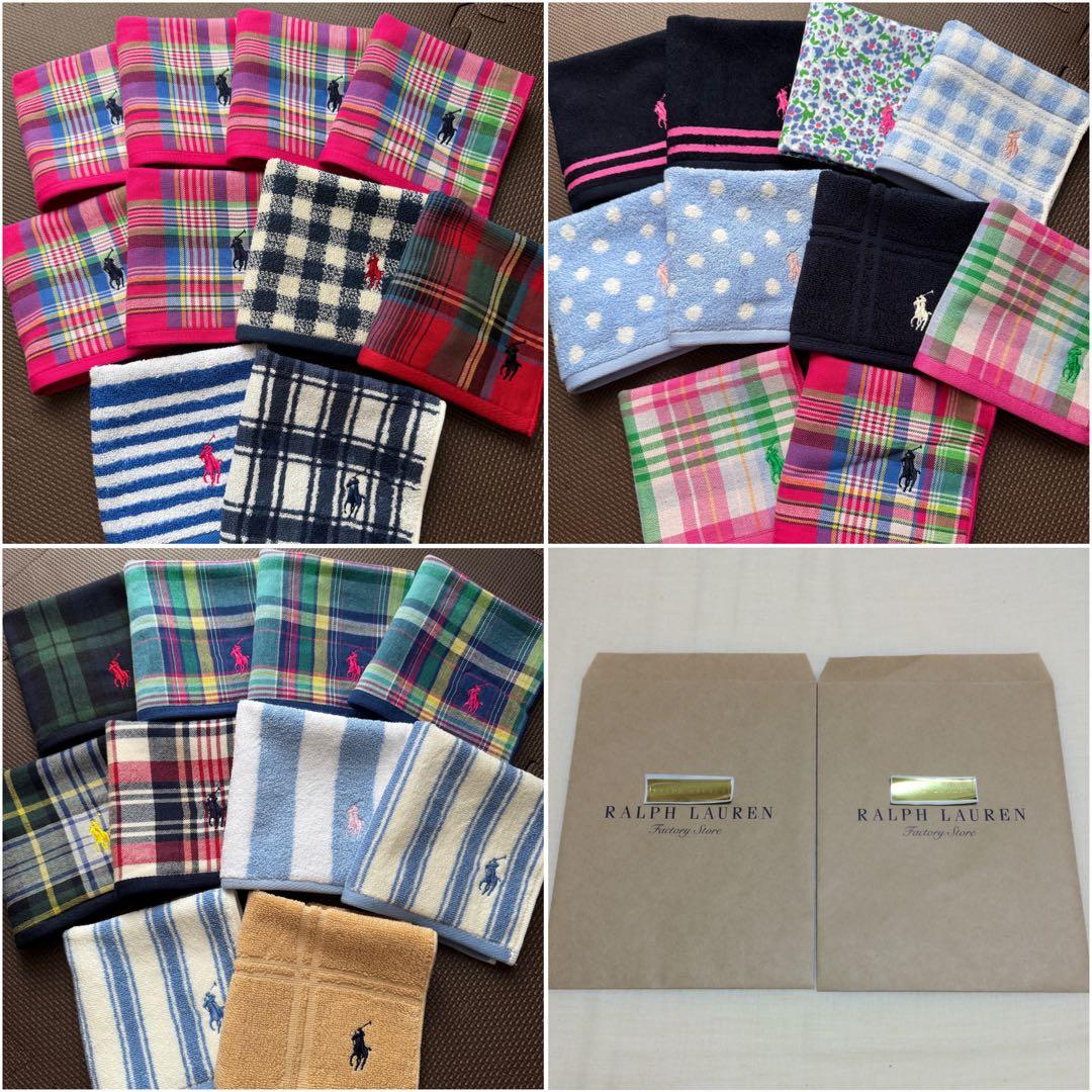 mitsu①♡ラルフローレン　ガーゼタオルハンカチ
