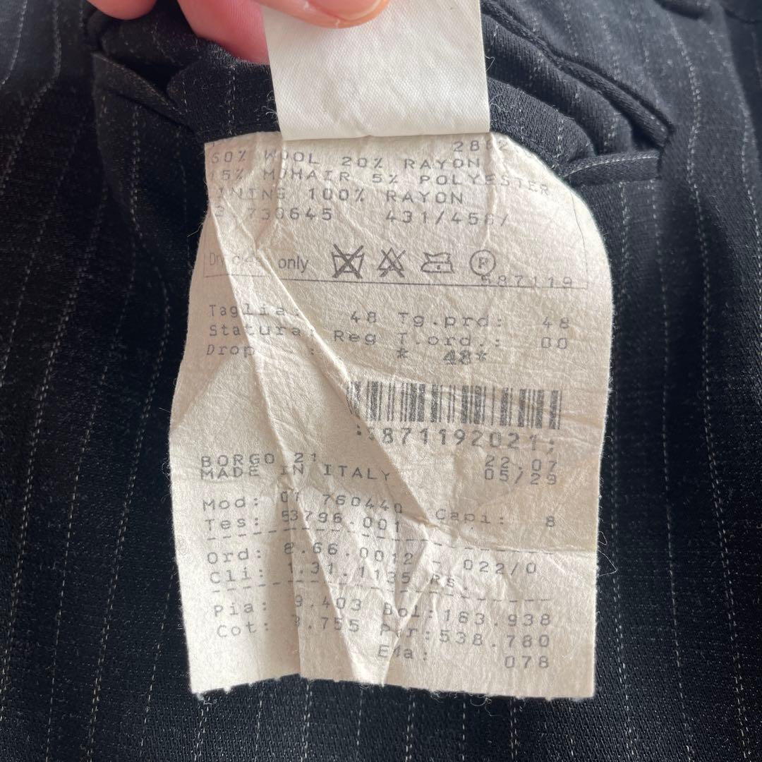 Giorgio Armani ストライプスーツ　ジャケット、パンツ