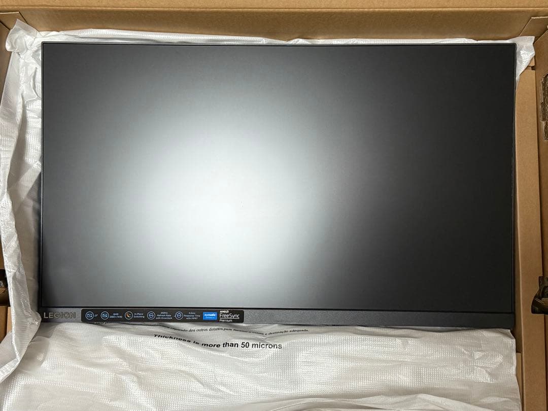 【美品】レノボ LEGION ゲーミングモニター WQHD250Hz