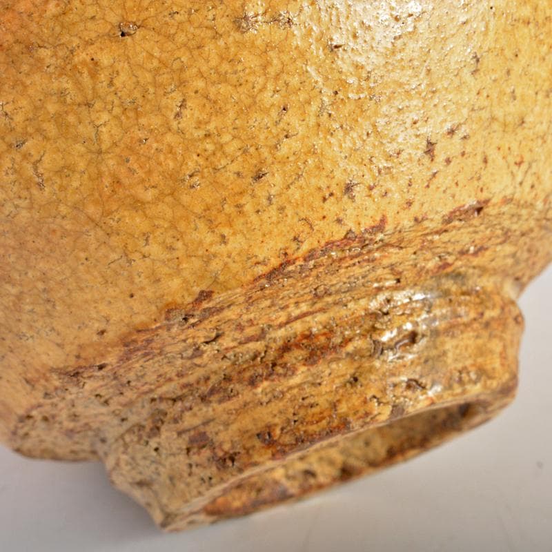 茶道具　伊羅保茶碗　銘「大黒」　仕覆付　 裏千家十一代玄々斎極め箱　MR6965