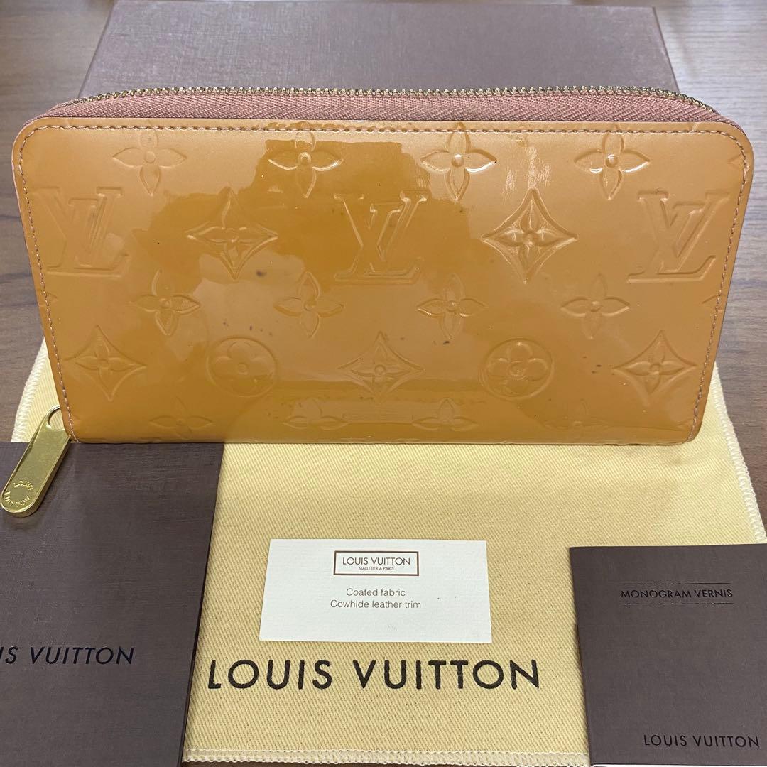 新品同様‼️現行　ルイヴィトン　ヴェルニ　財布　長財布　ジッピーウォレット