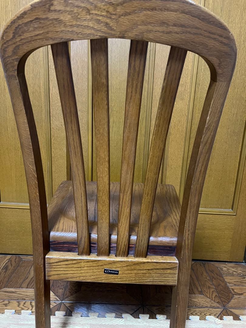 maruni マルニ木工 ダイニングチェア ブラウン 椅子チェア　2脚セット