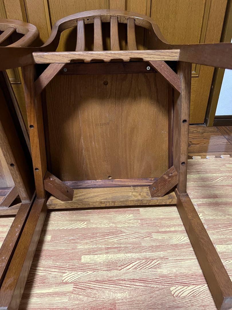 maruni マルニ木工 ダイニングチェア ブラウン 椅子チェア　2脚セット