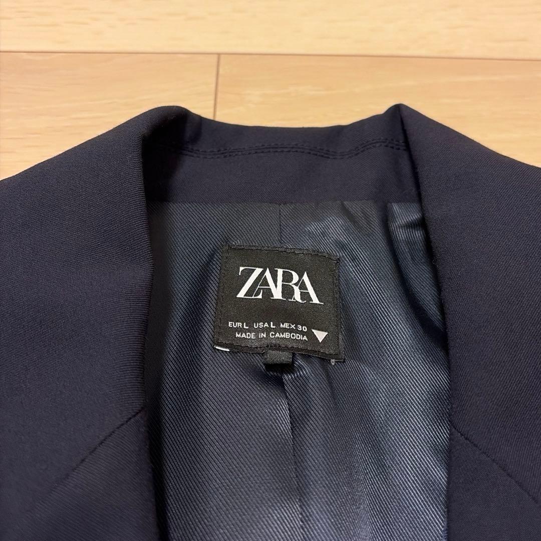 ZARA オーバーサイズクロップドテーラード 短丈ジャケット　レディース　メンズ