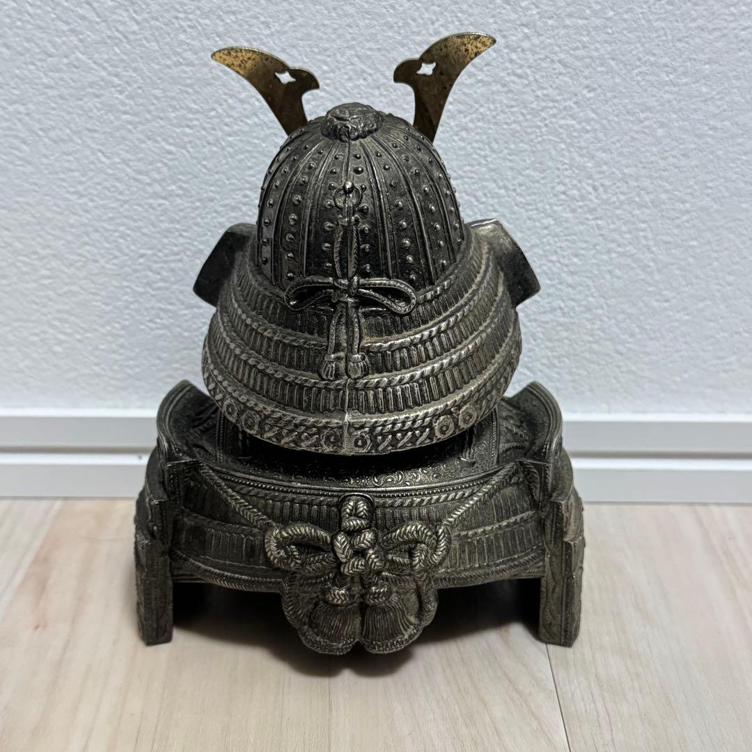 ニッカ 戦国 武将 鎧 兜 アンティーク 甲冑 昭和 レトロ ヴィンテージ 置物