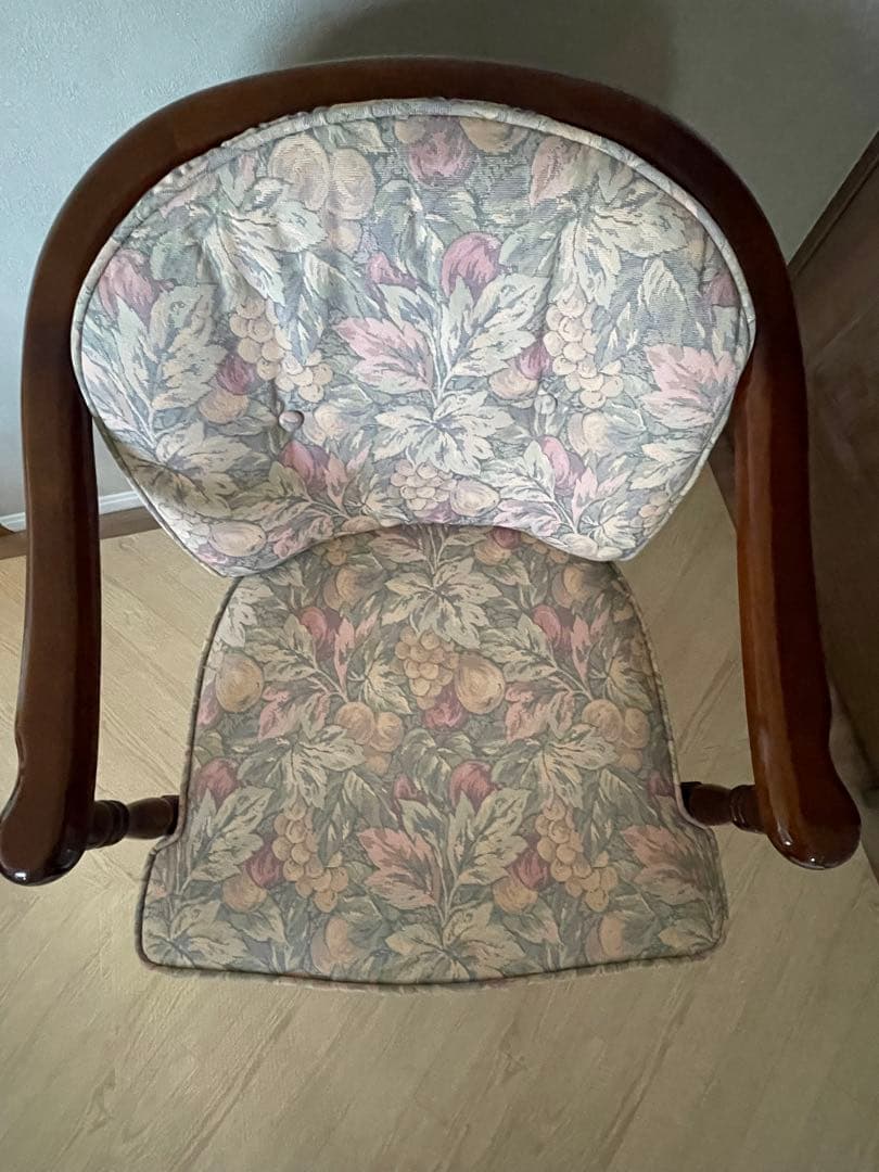 カリモク⭐︎コロニアル 肘掛けチェア(キャスター付)