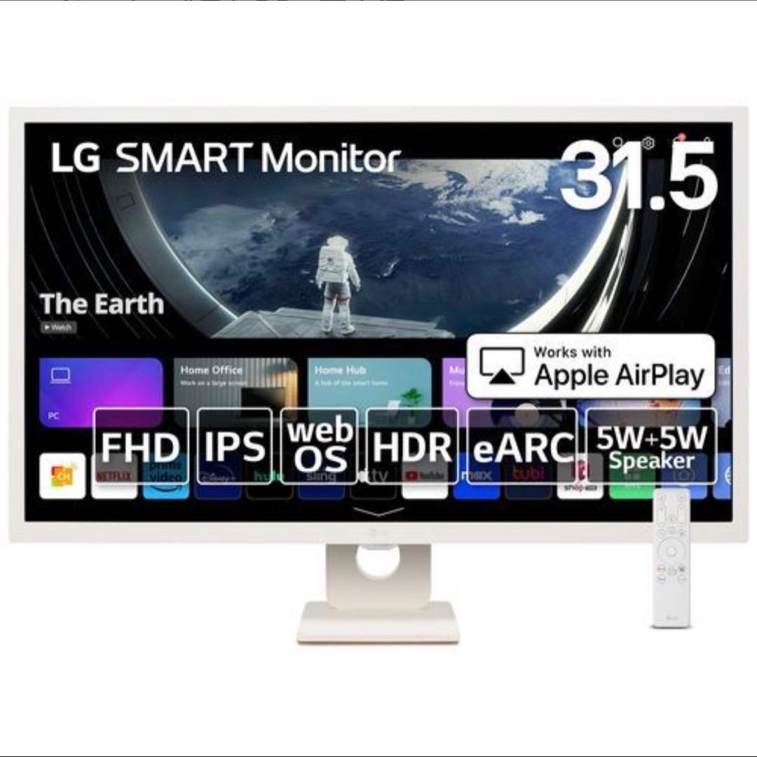 【新品未使用】LG SMART Monitor 31.5インチ