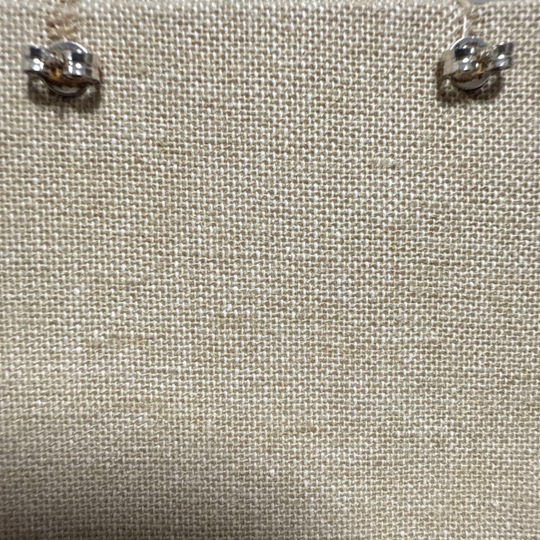 GUCCI シルバーピアス　インターロッキング　スタッズピアス