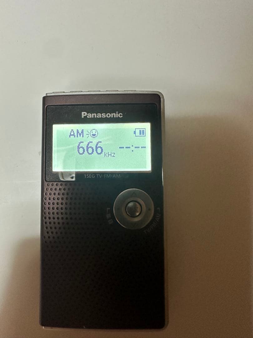 動作品 Panasonic RF-ND50TV AM/FMラジオ