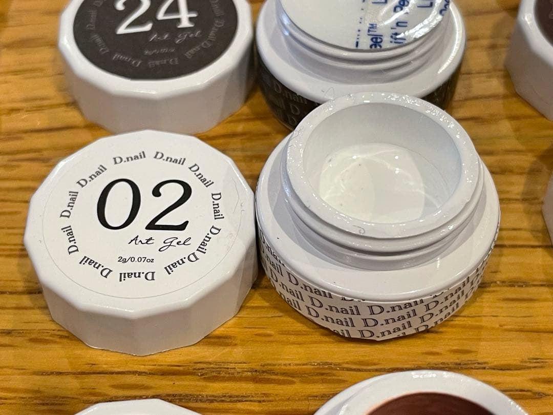 D.nail 極ジェル　24色セット　アートジェル　痛ネイル