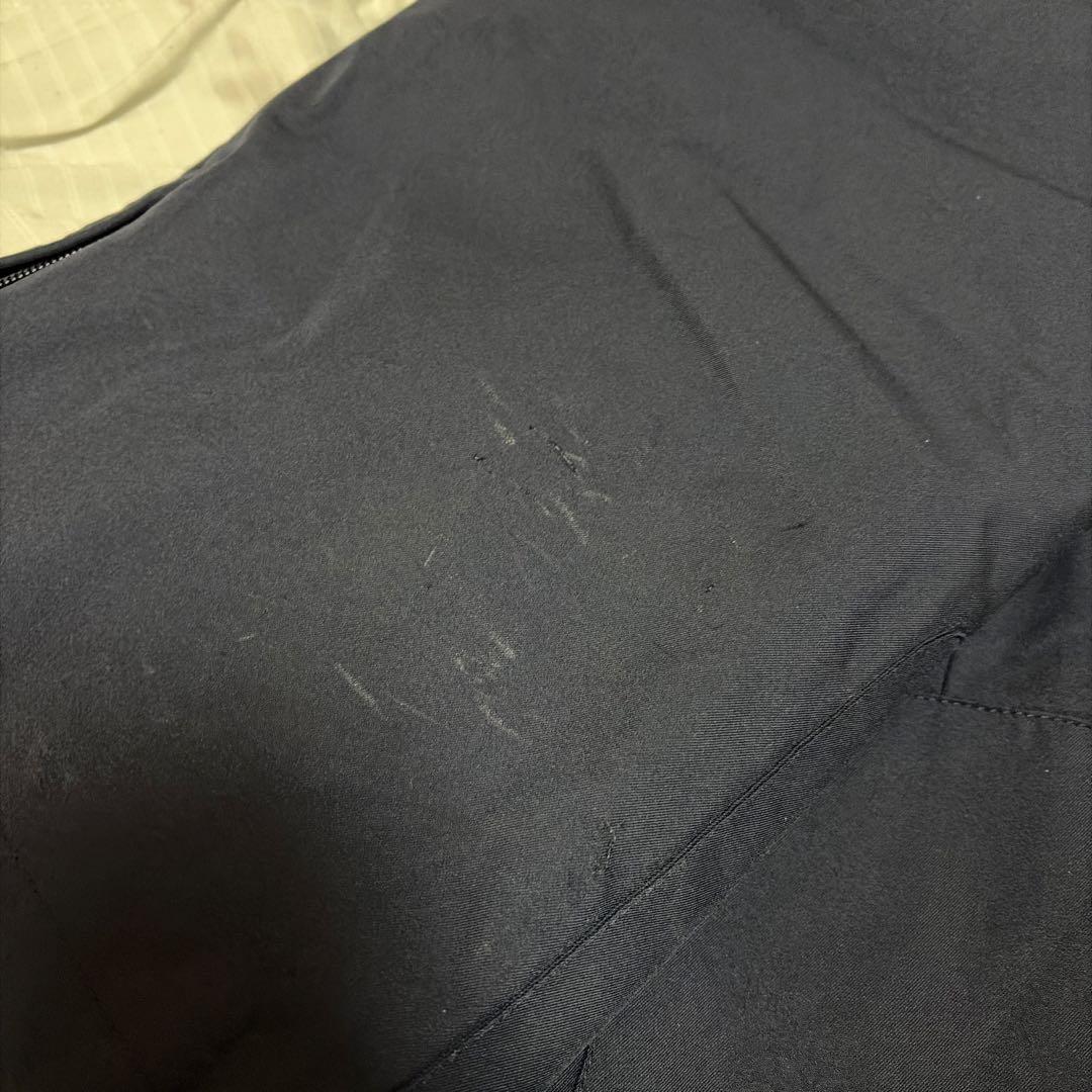 デサント　フード付きスキーウェア グレー/ネイビー　メンズＳ　子供にも