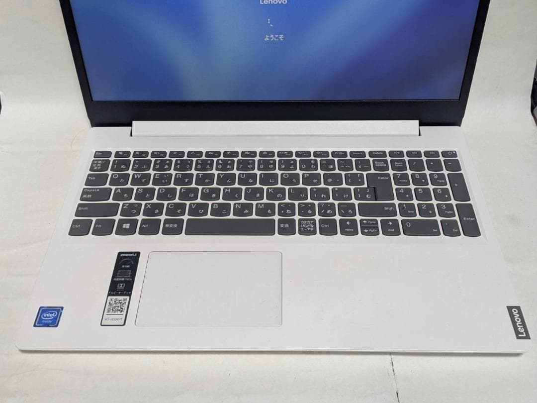 Lenovo ideapad　L3　美品白　SSD WIN11 Office