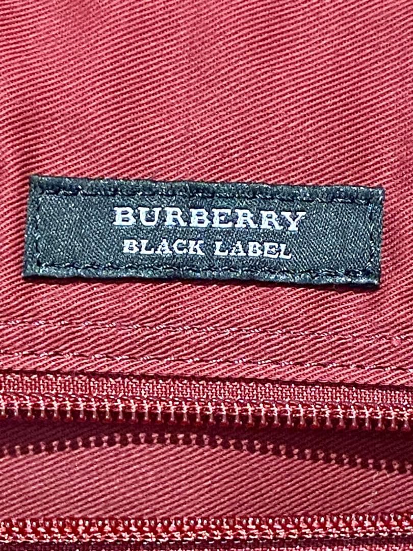(美品)バーバリー ブラックレーベル ボストンバッグ BURBERRY