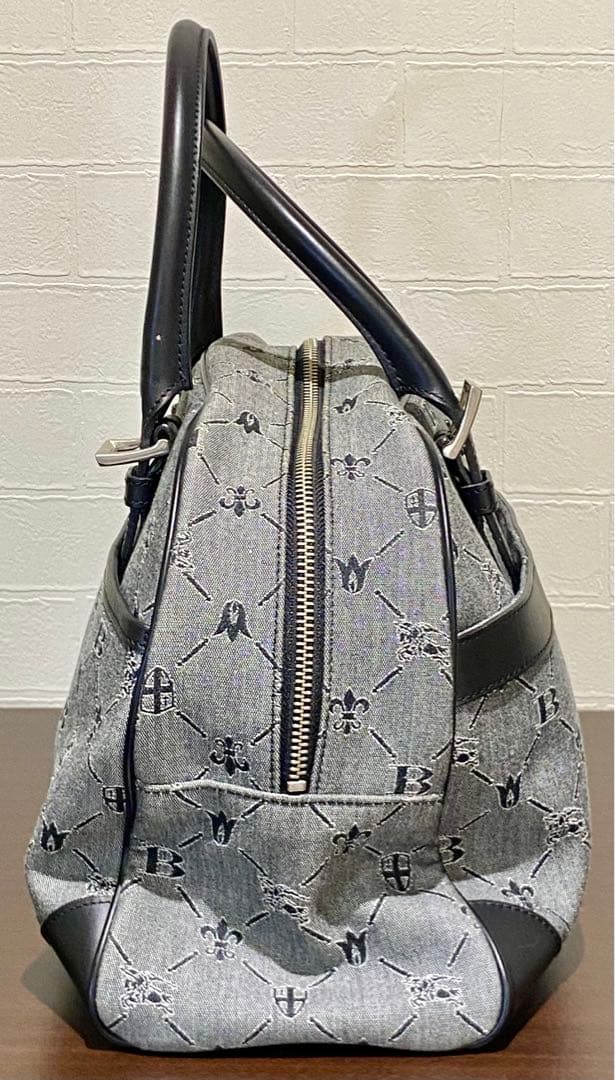 (美品)バーバリー ブラックレーベル ボストンバッグ BURBERRY