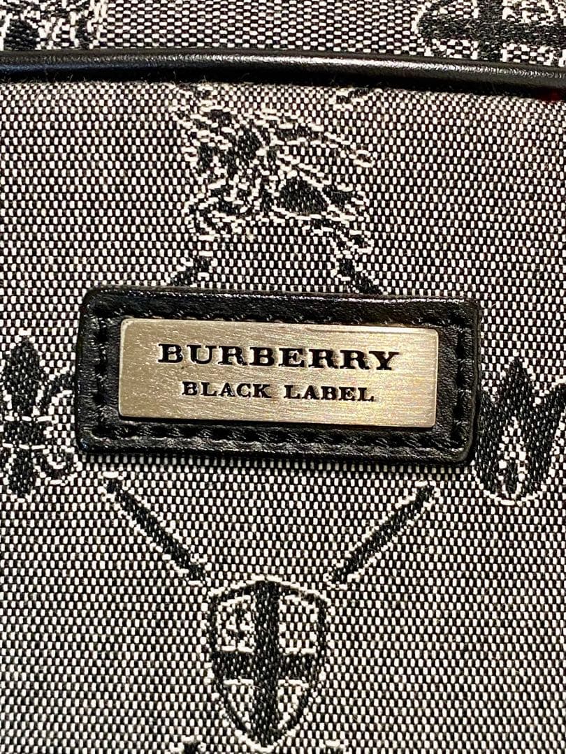 (美品)バーバリー ブラックレーベル ボストンバッグ BURBERRY