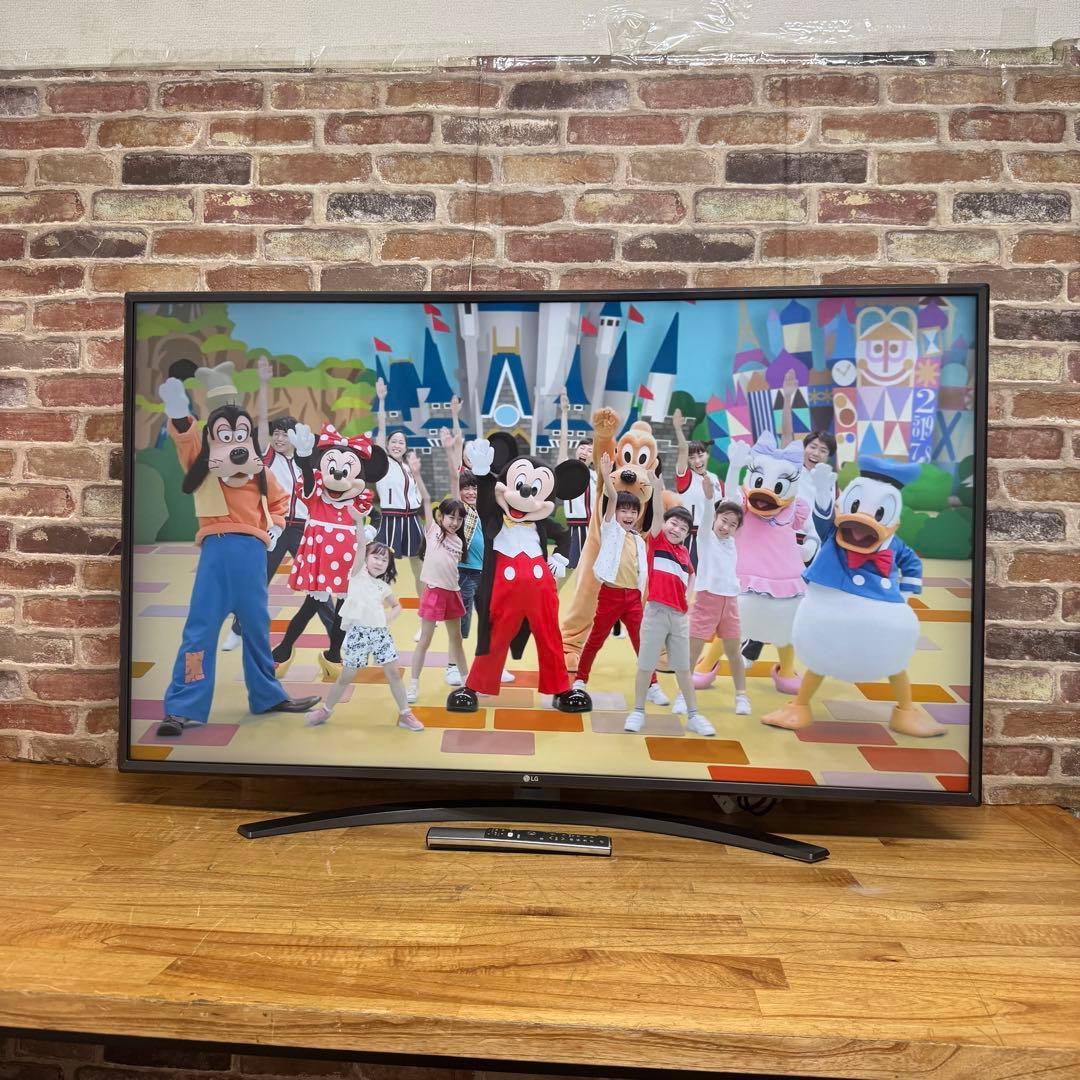 LG 50V型 4K液晶テレビ 50UM8100PJA スマートテレビ アプリ○