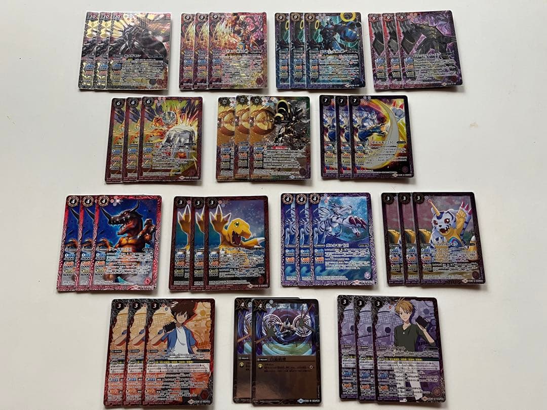 赤紫デジモン　アグモン　ガブモン　オメガモン　デッキ