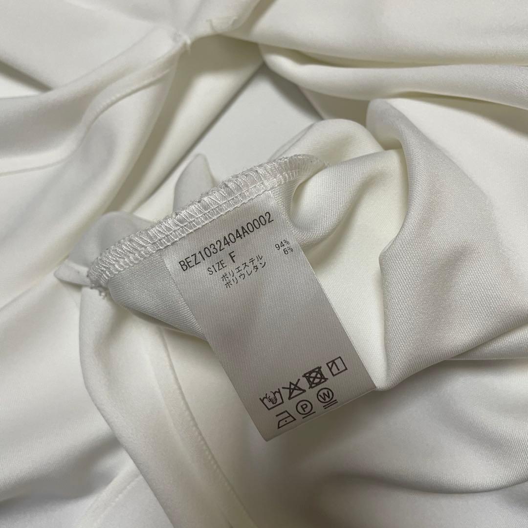 美品★ BEARDSLEY ビアズリー Tブラウス ホワイト