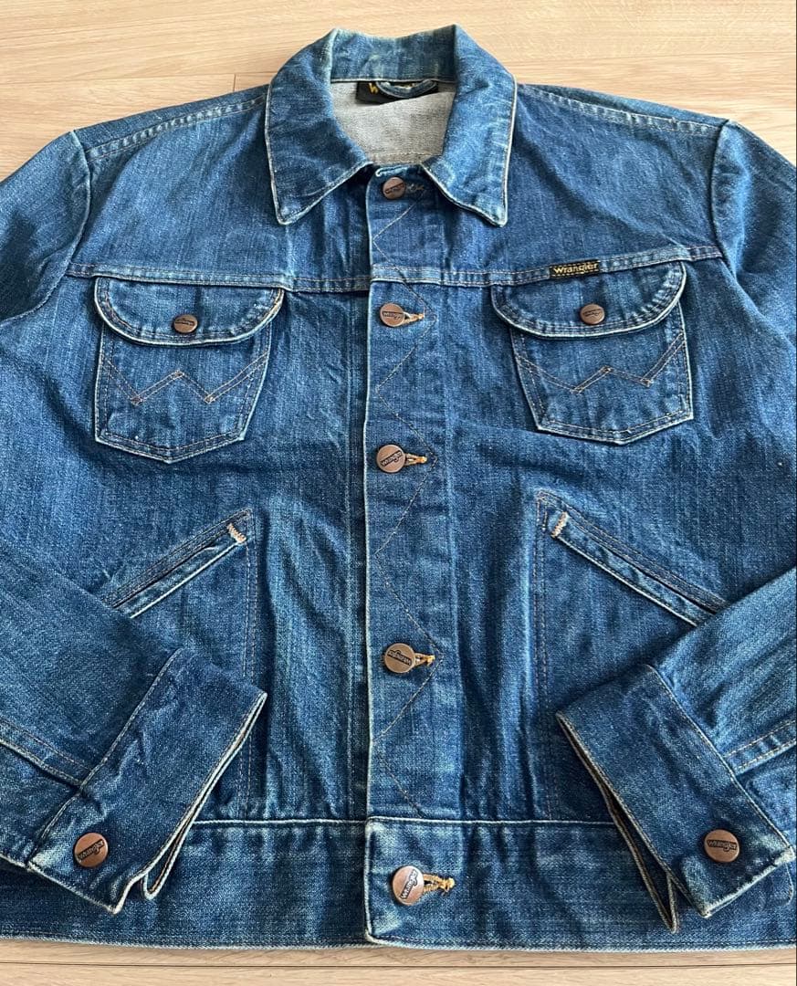 80s 90s Wrangler デニム ジャケット Gジャン 古着 40