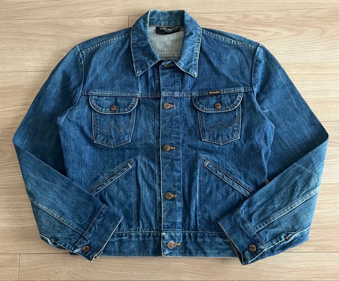 80s 90s Wrangler デニム ジャケット Gジャン 古着 40