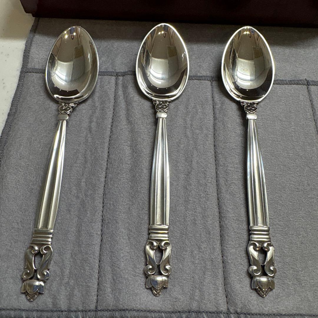 ジョージ ジェンセン　ティースプーン　６本セット