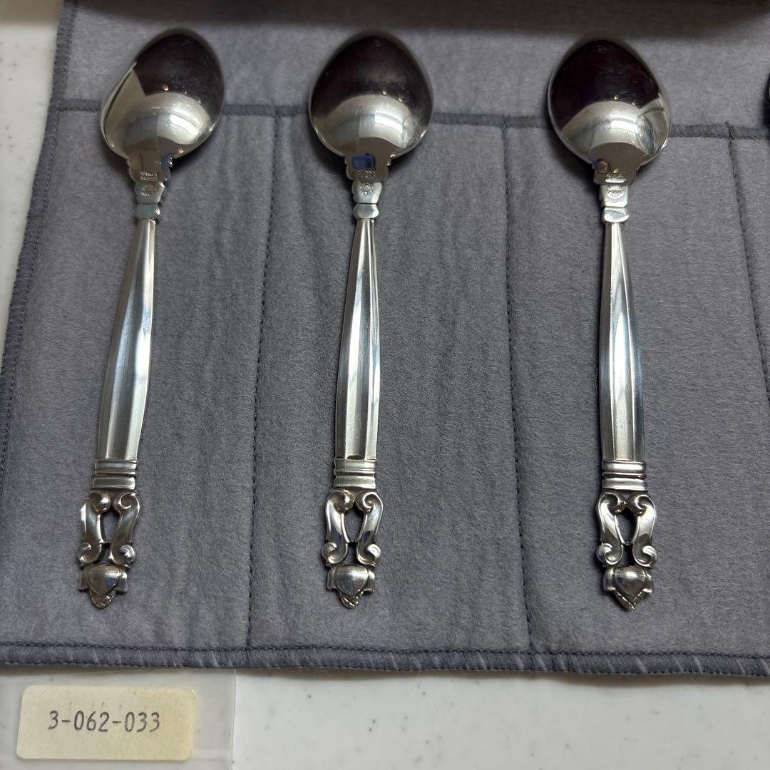 ジョージ ジェンセン　ティースプーン　６本セット