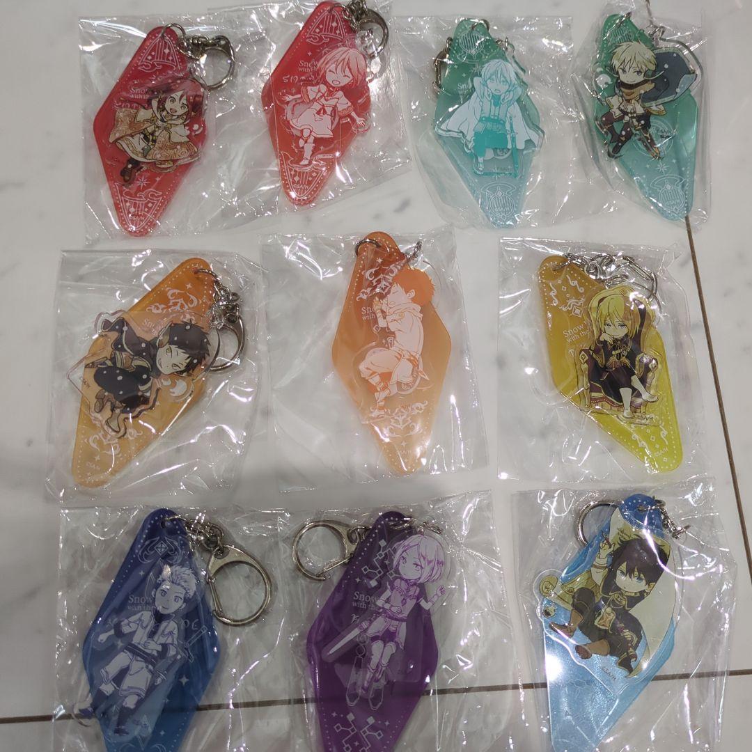 専用赤髪の白雪姫 漫福ガチャ モーテルキーホルダー +ウッドキーホルダーセット