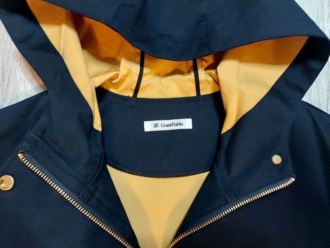 Grand Table フード付きジャンパー ネイビー