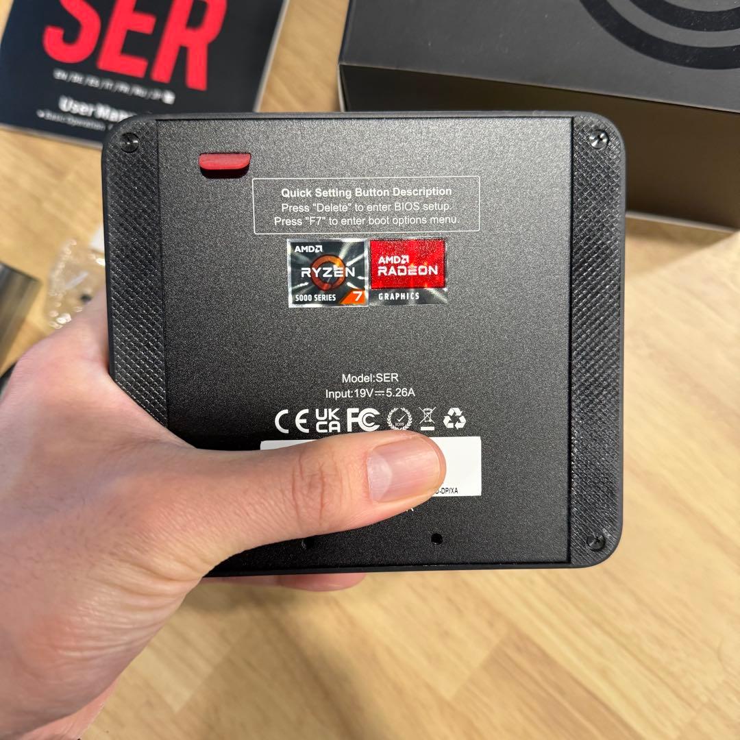 ミニPC Beelink SER5 MAX Ryzen 7 5800H