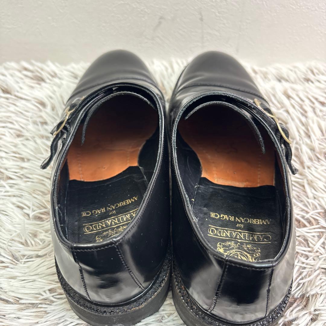 CAMINANDO ダブルモンクストラップシューズ ブラック