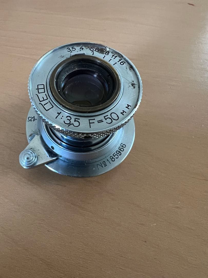 分解清掃済 沈胴型レンズ INDUSTAR-10 50mm f3.5