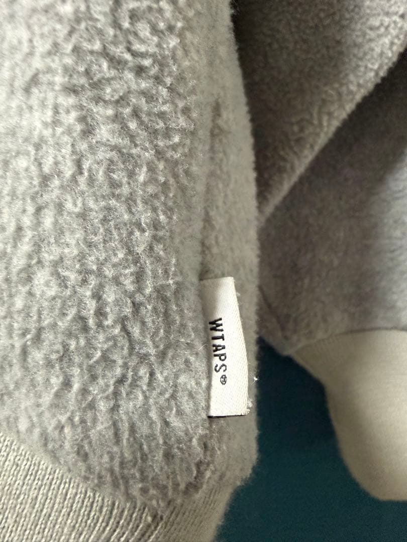 WTAPS フリース スウェット トレーナー ボア トップス グレー X04