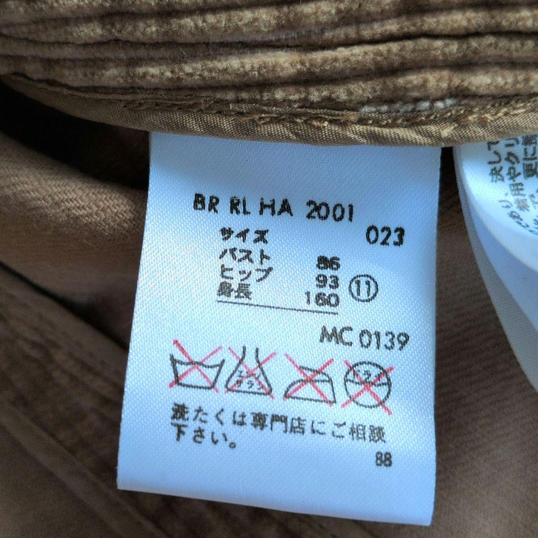 ラルフローレンベージュ コーデュロイ テーラードジャケットM　11号