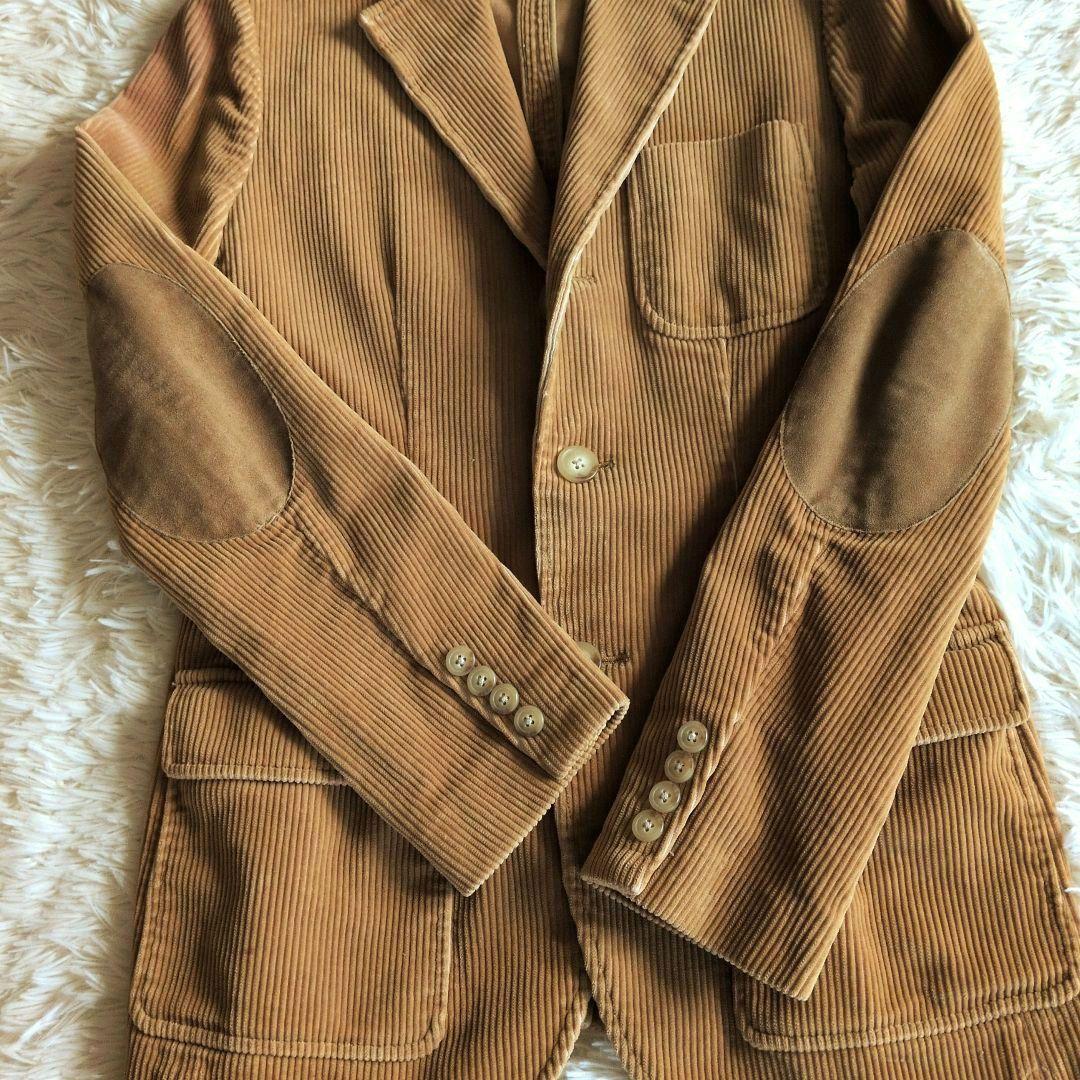 ラルフローレンベージュ コーデュロイ テーラードジャケットM　11号