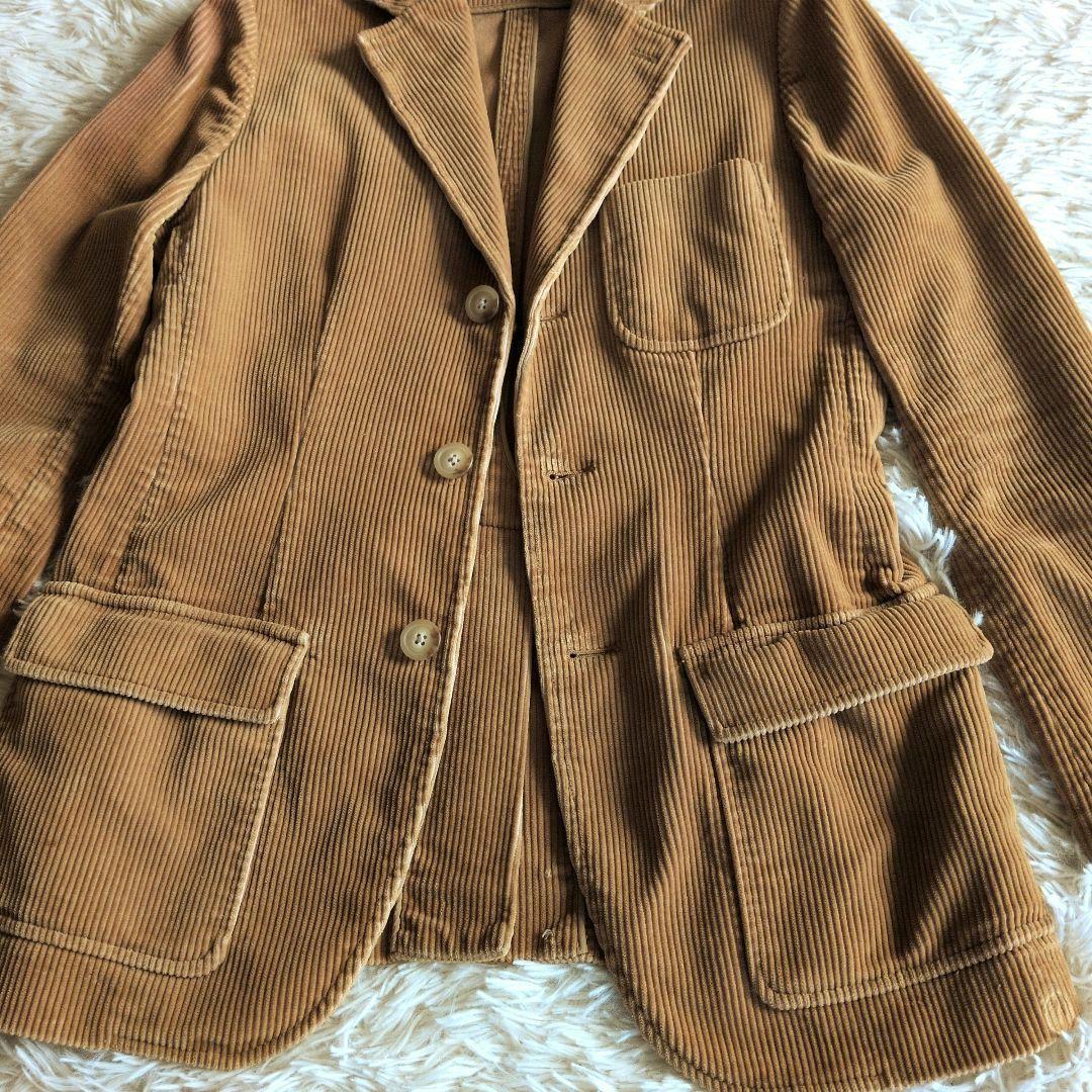 ラルフローレンベージュ コーデュロイ テーラードジャケットM　11号