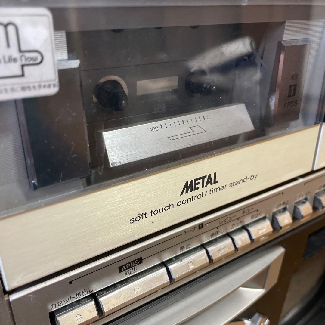 【念のためジャンク品】GF-909 SHARP スーパーボワー ラジカセ