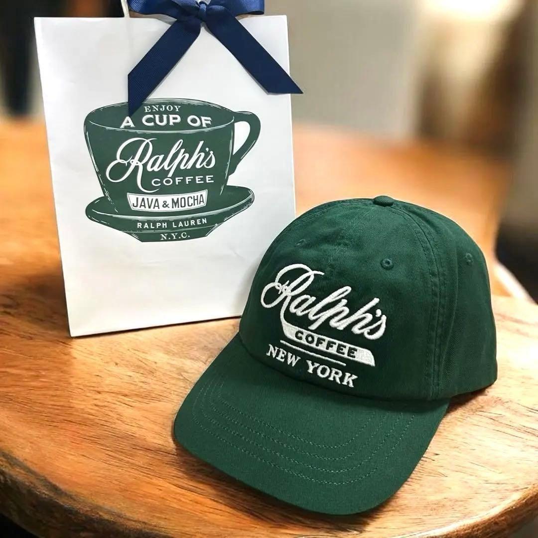 タグ付き新品❗️ラルフズコーヒー Ralph’s Coffee BB キャップ 緑