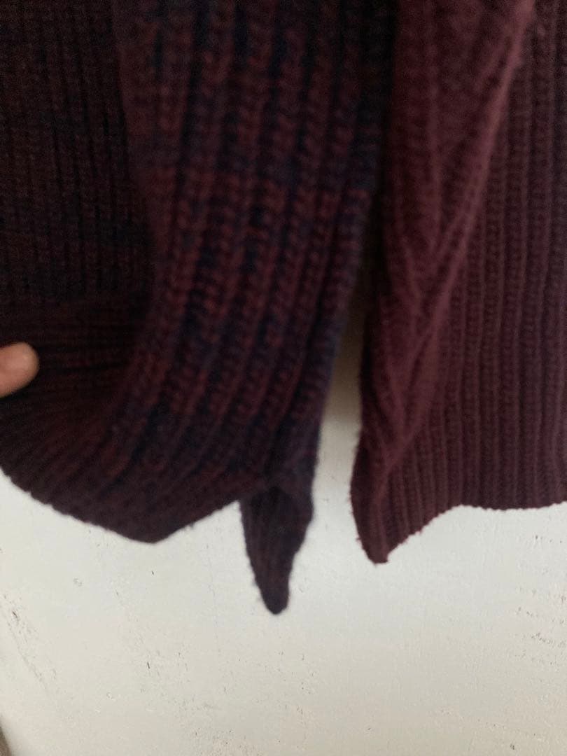 MARNI マルニ カシミヤ混 ニット セーター ボルドー スリット