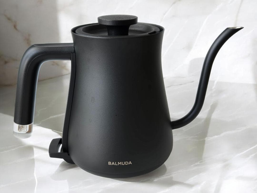 美品 BALMUDA 元箱 取説The Pot ブラック 電気ケトル 0.6L