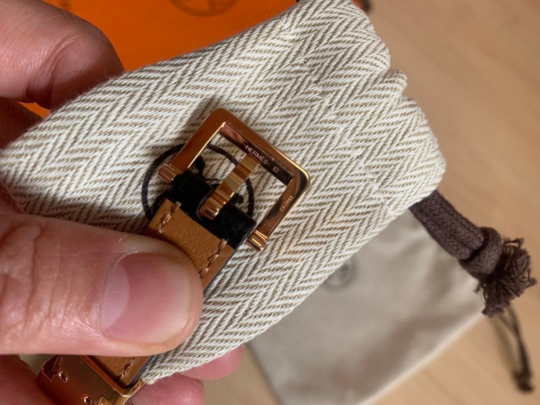 極美品HERMES エルメス　ベルトポップＨ　ブラック／ゴールド ピンクゴールド