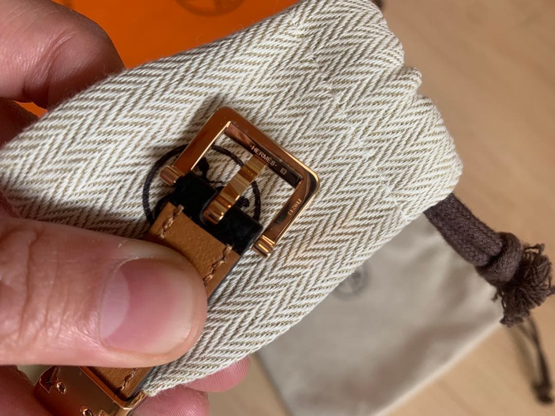 極美品HERMES エルメス　ベルトポップＨ　ブラック／ゴールド ピンクゴールド