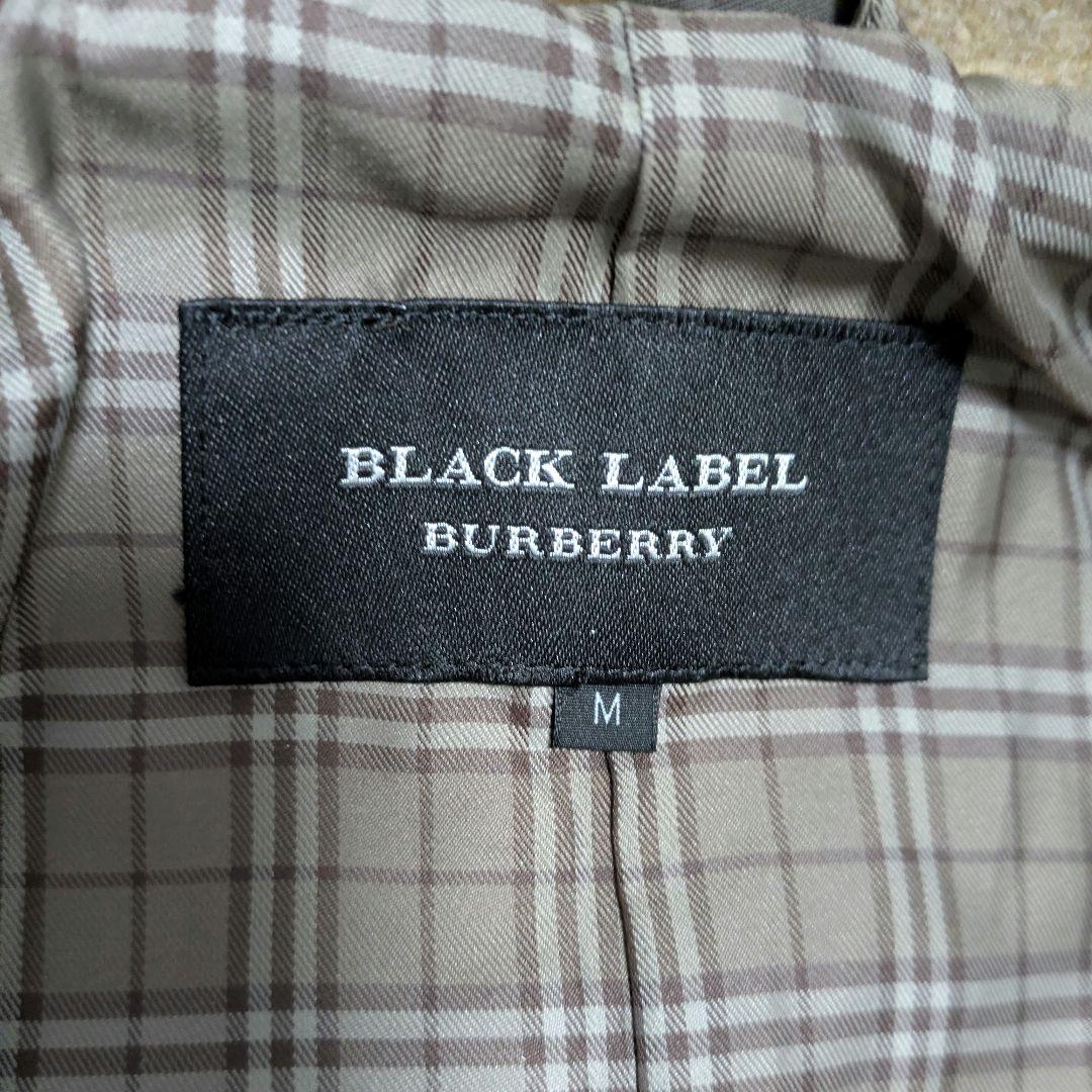 バーバリーブラックレーベル ダッフルコート ノバチェック マスタード M