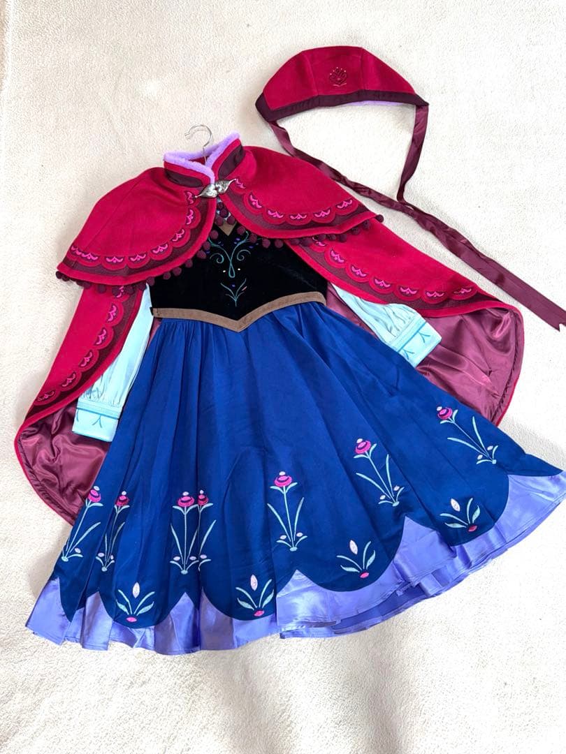 アナ　雪山ドレス キッズ130