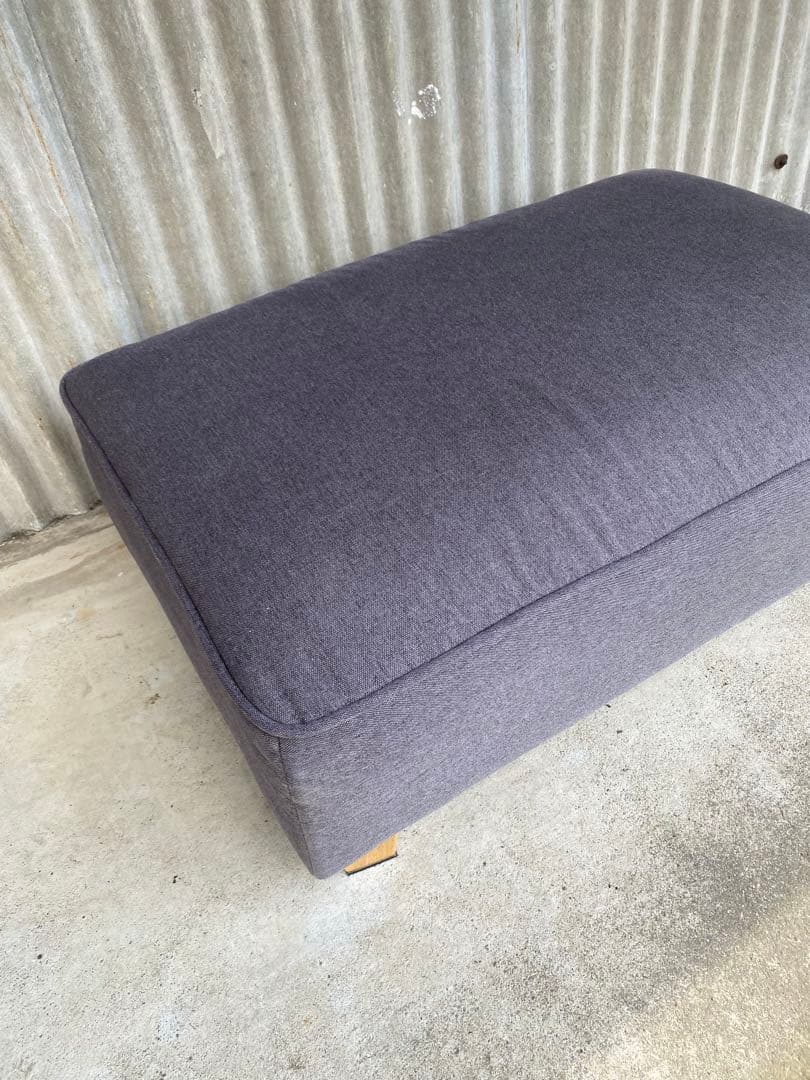 オットマン　ローソファ　スツール　グレー　ソファ