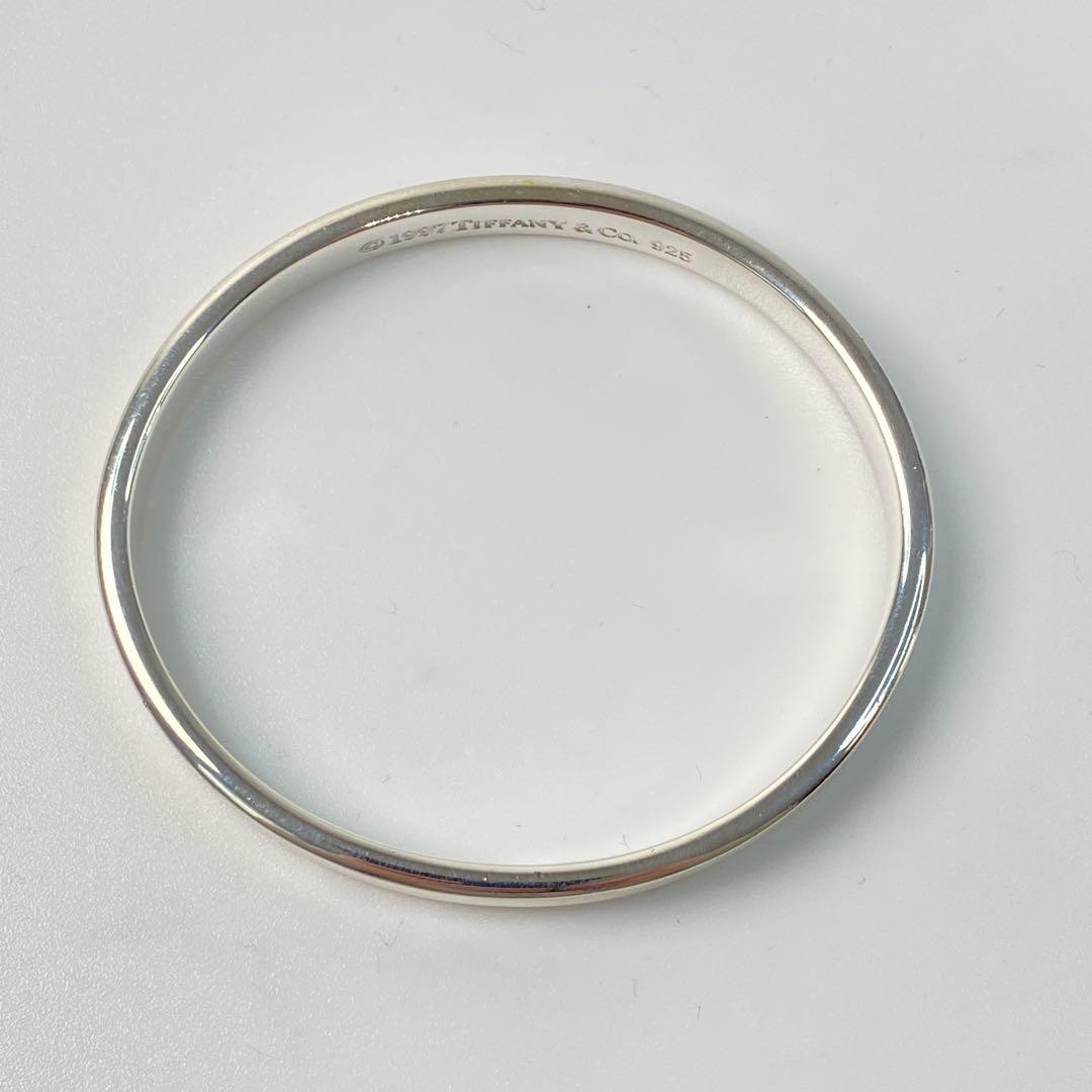 美品 ティファニーTiffany 925 シルバー バングル 1837