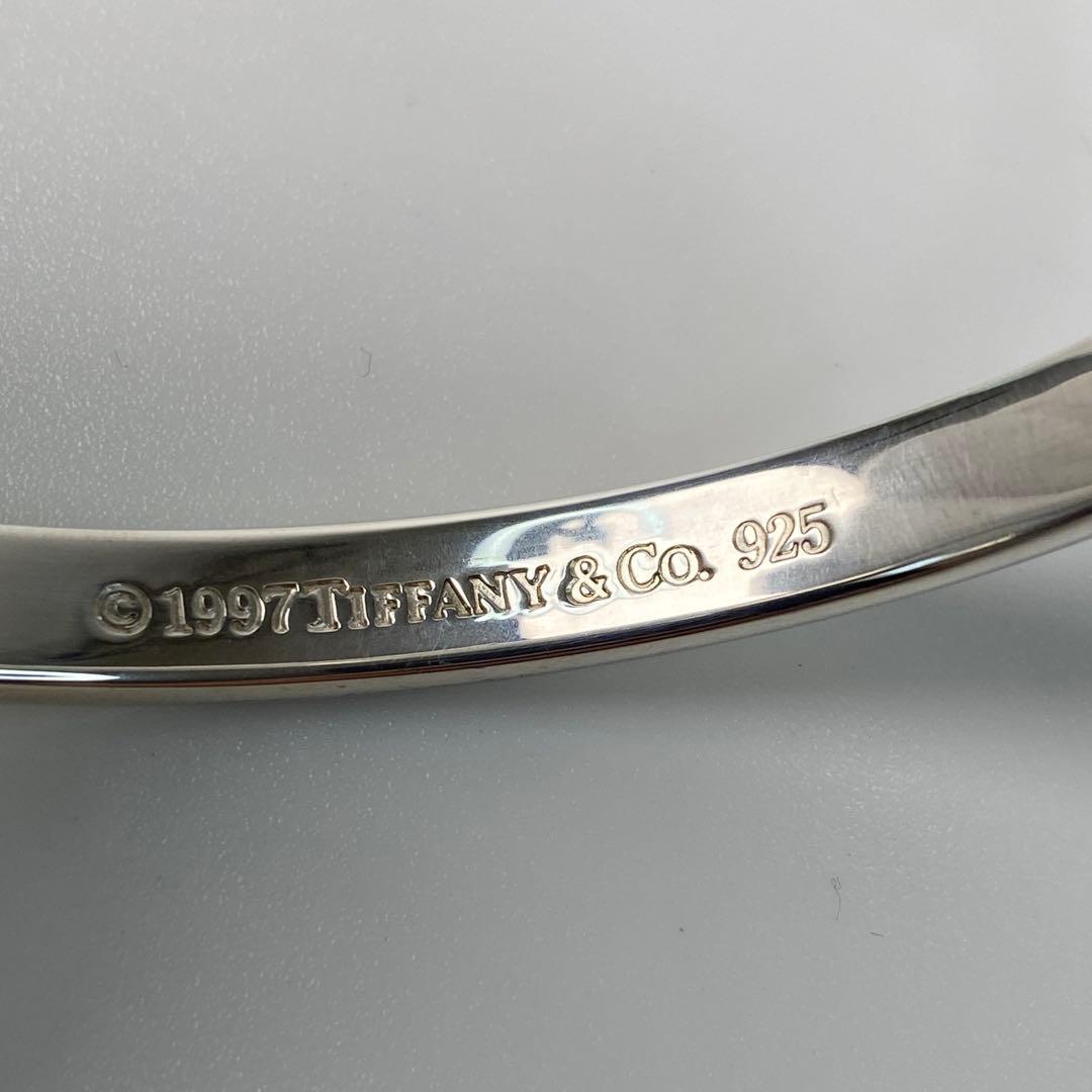 美品 ティファニーTiffany 925 シルバー バングル 1837