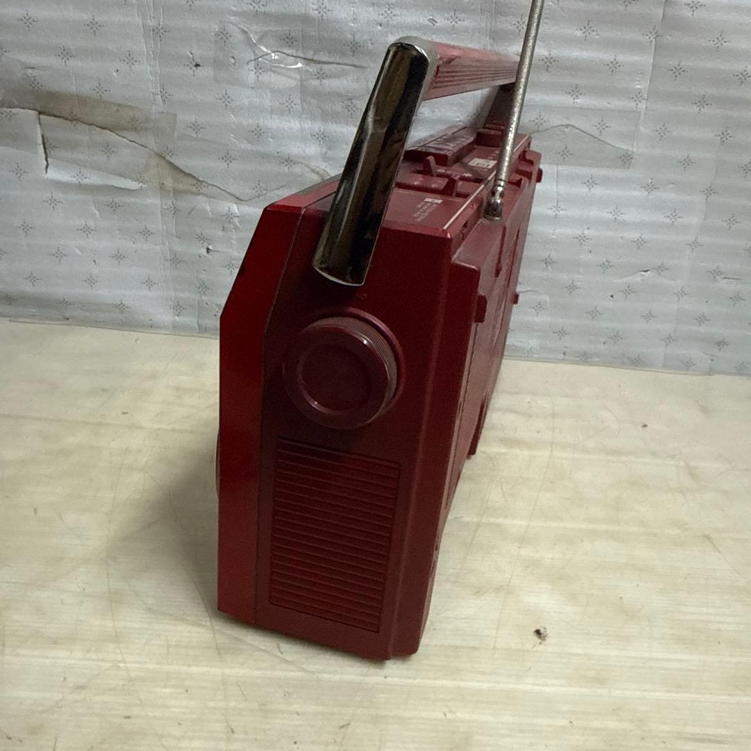 National RX-4940 ナショナル ラジカセ 赤 昭和レトロ