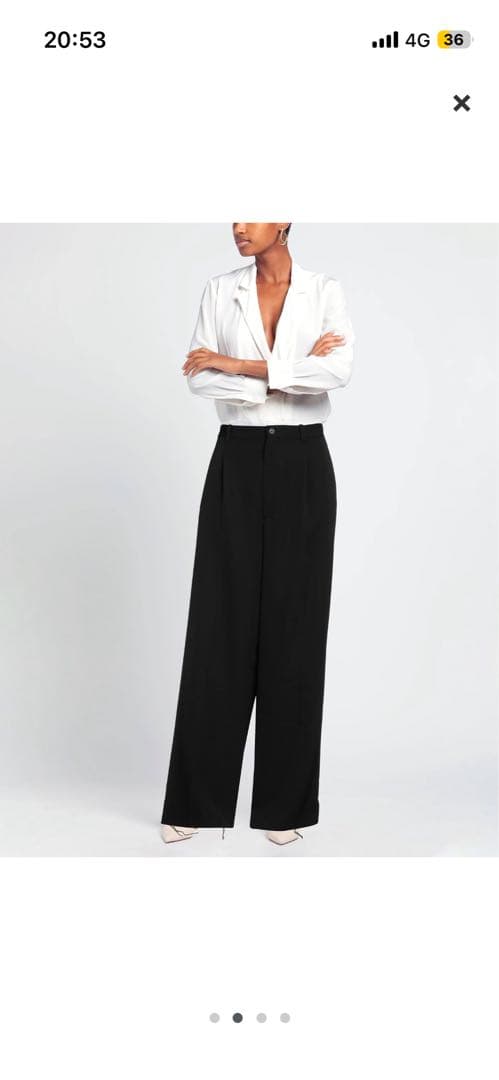 BALENCIAGA ワイドスラックス　36